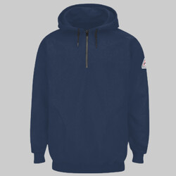Men's Flame Resistant Quarter-Zip Hooded Sweatshirt