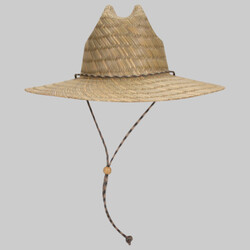 OTTO CAP Straw Lifeguard Hat w/ Adjustable Cord