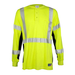FR Long Sleeve Henley T-Shirt - Tall Sizes