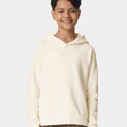 Garment-Dyed Youth Lightweight Fleece Hooded Sweatshirt