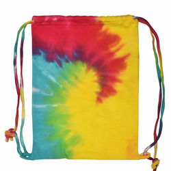Tie-Dyed Drawstring Backpack