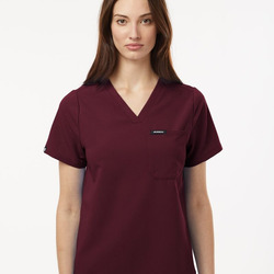 Women's Rhena Essential 1-Pocket Scrub V-Neck Top