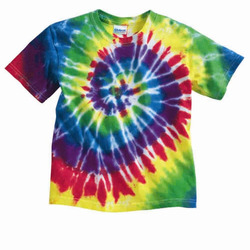 Youth Multi-Color Spiral Tie-Dyed T-Shirt