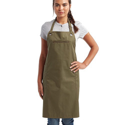 Barley Stitch Recycled Bib Apron with Pockets