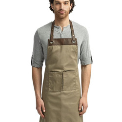 Espresso Bib Apron with Pockets