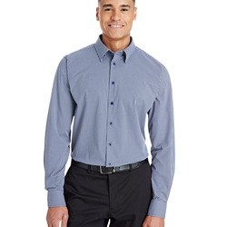 CrownLux Performance® Tonal Mini Check Woven Dress Shirt