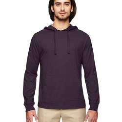 Eco Jersey Pullover Hooded Long Sleeve T-Shirt