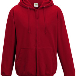 Midweight College Full-Zip Hooded Sweatshirt
