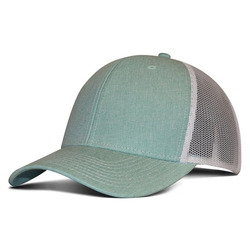 Heathered Cotton Polyester Trucker Cap