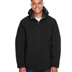 Glacier Insulated Three-Layer Fleece Soft Shell Hood Jacket with Detachable Hood
