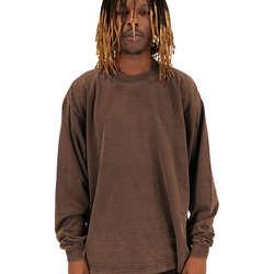 Garment-Dyed Long Sleeve T-Shirt