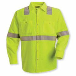 High Visibility Safety Long Sleeve Work Shirt