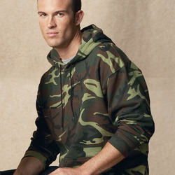 Camo Pullover Fleece Hoodie
