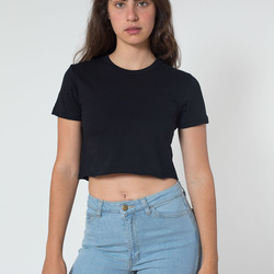 2380 Fine Jersey S/S Cropped T-Shirt
