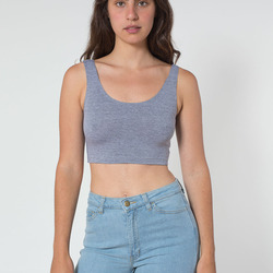 8384 Cotton Spandex Crop Tank