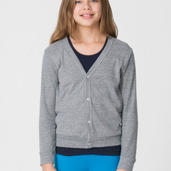 BR200 Youth Tri-Blend Rib Cardigan