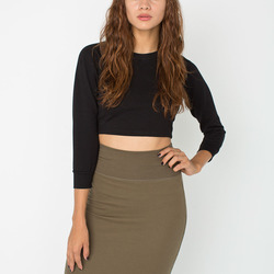 rsa7302 Interlock Pencil Skirt