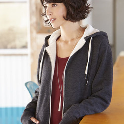 Sherpa-Lined Hooded Sweatshirt