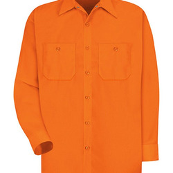 Enhanced Visibility Long Sleeve Work Shirt - Tall Sizes