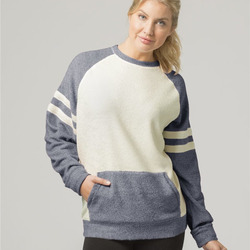Women's Cozy Contrast Fleece Pullover