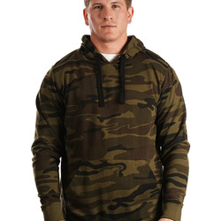 Enzyme-Washed French Terry Hooded Sweatshirt