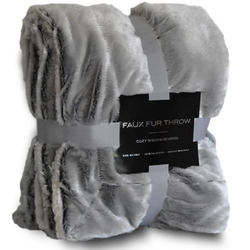 Faux Fur Throw