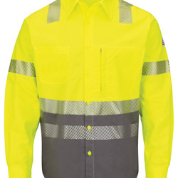Hi-Visibility Color Block Uniform Shirt - EXCEL FR® ComforTouch® - 7 oz. - Tall Sizes