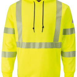 Hi-Visibility Pullover Hooded Fleece Sweatshirt