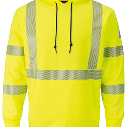 Hi-Visibility Pullover Hooded Fleece Sweatshirt - Tall Sizes