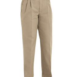 Women's Pleated Twill Slacks