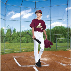 Youth Performance Two-Button Solid Jersey