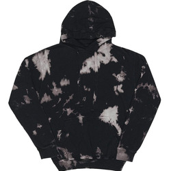 Premium Fleece Bleach Wash Hooded Sweatshirt