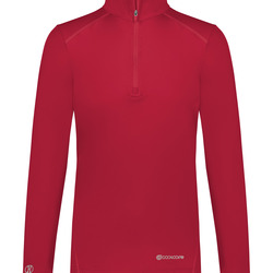 Ladies 1/4 Zip Pullover Powered by Coolcore(r)