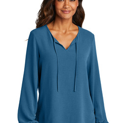 Women's Textured Crepe Blouse